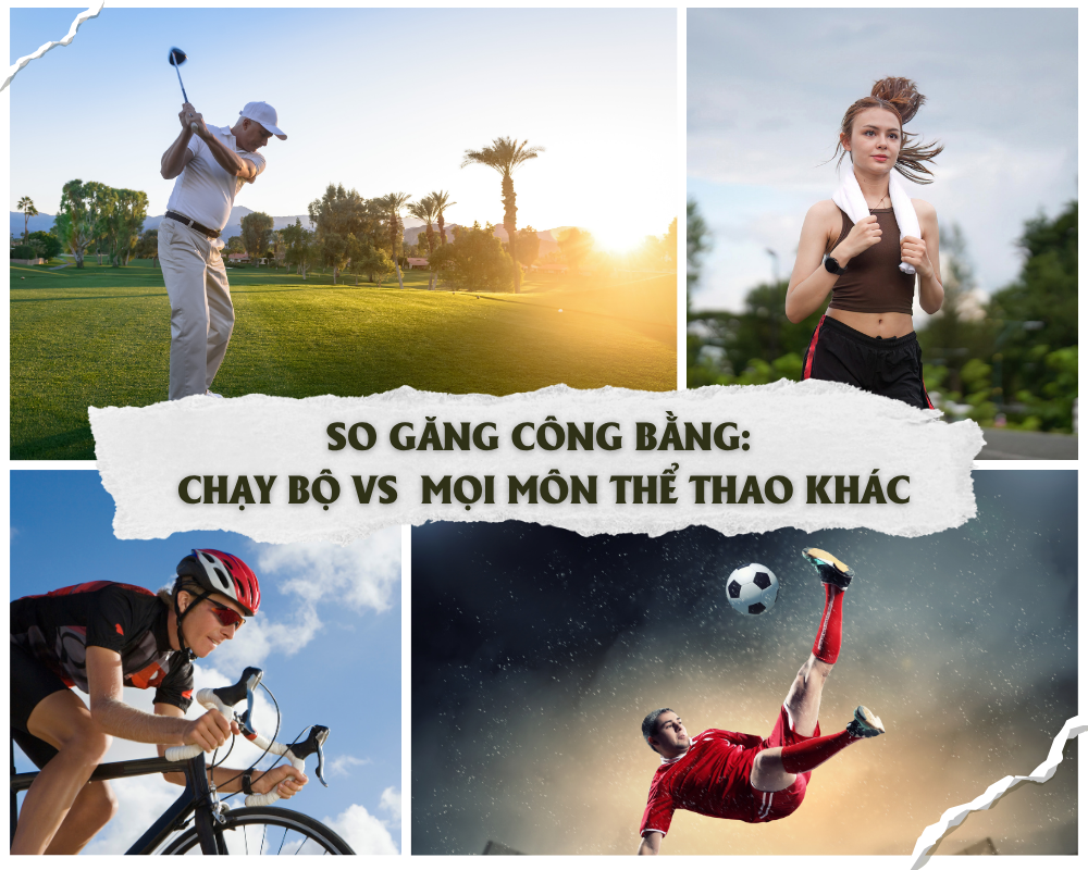 SO GĂNG CÔNG BẰNG: CHẠY BỘ VS MỌI MÔN THỂ THAO KHÁC – VÀ CÁI KẾT BẤT NGỜ